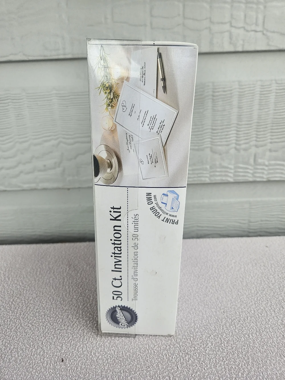 Wilton wedding invitation